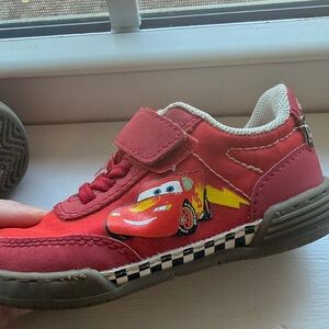 Zara Kids Red Sneakers with Lightning McQueen